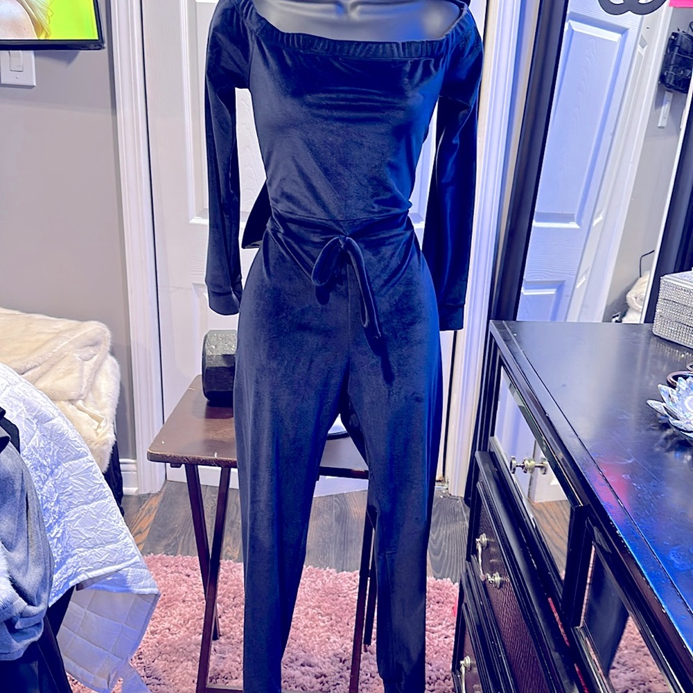 Velour Jumpsuit